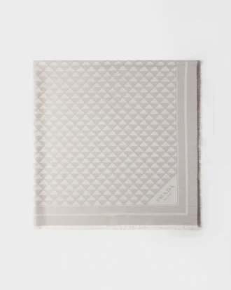 Silk, Viscose and Lurex Shawl