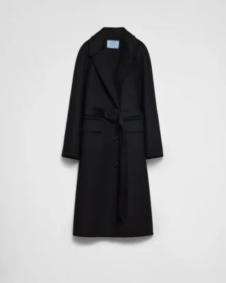 Single-Breasted Cashgora Coat