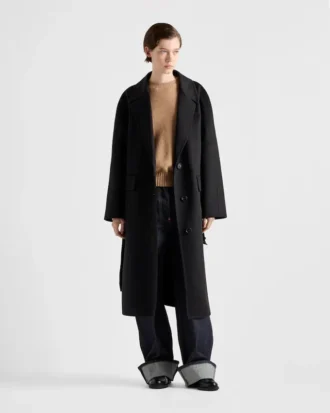 Single-Breasted Cashgora Coat