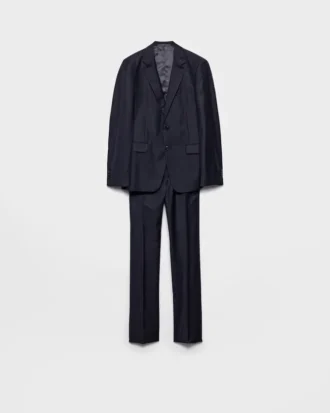 Single-Breasted Cashmere and Wool Suit
