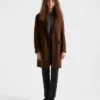 Single-Breasted Cashmere Coat