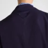 Single-Breasted Cotton Blend Jacket