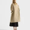 Single-Breasted Cotton Canvas Coat
