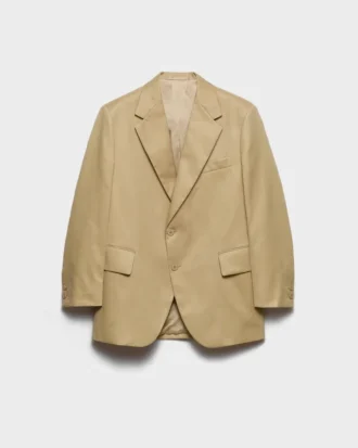 Single-Breasted Cotton Jacket