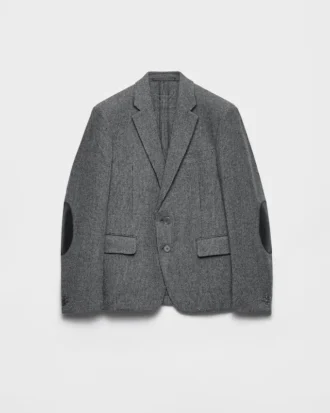 Single-Breasted Wool Jacket