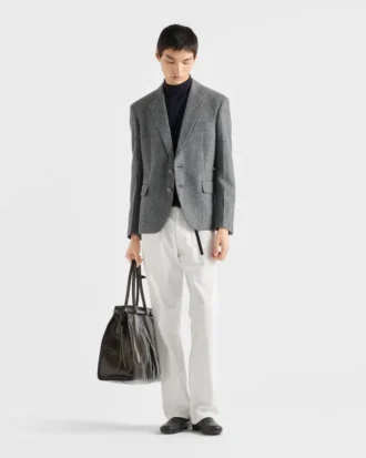 Single-Breasted Wool Jacket