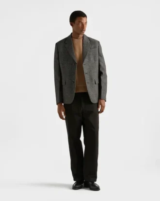 Single-Breasted Wool Jacket