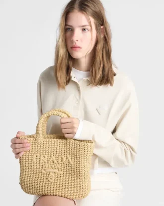 Small Crochet Tote Bag