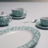Small Porcelain Serving Plate – Vienna Green