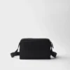 Small Re-Nylon and Saffiano Leather Shoulder Bag