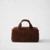 Small Suede Duffle Bag