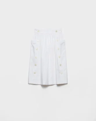 Soft Cotton Gabardine Skirt