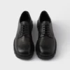 Stamped Leather Derby Shoes