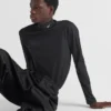 Stretch Cotton Turtleneck