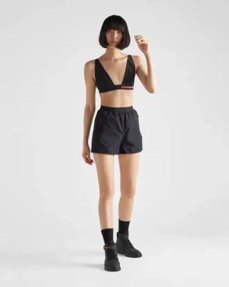 Stretch Jersey Swimsuit Top