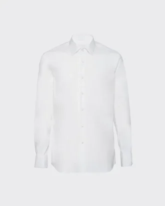 Stretch Poplin Tuxedo Shirt