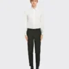 Stretch Poplin Tuxedo Shirt