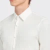 Stretch Poplin Tuxedo Shirt