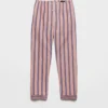 Striped Cotton Pants