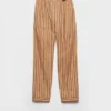 Striped Cotton Pants