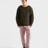 Striped Cotton Pants