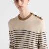Striped Linen and Cotton Sweater
