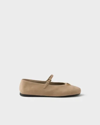 Suede Ballerinas