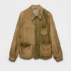 Suede Blouson Jacket