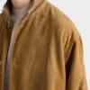 Suede Blouson Jacket