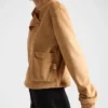 Suede Blouson Jacket