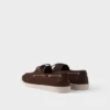 Suede Boat Shoes with Laces
