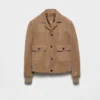 Suede Bomber Jacket