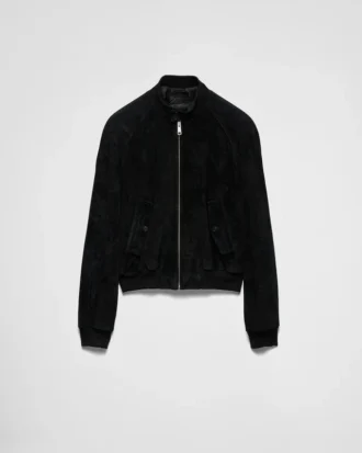 Suede Bomber Jacket