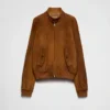 Suede Bomber Jacket