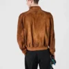 Suede Bomber Jacket