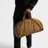 Suede Duffle Bag