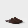 Suede Mules