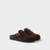Suede Mules