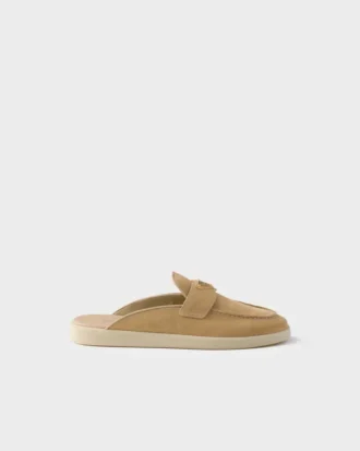 Suede Mules