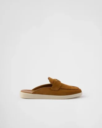 Suede Mules