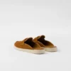 Suede Mules
