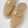 Suede Mules