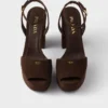 Suede Platform Sandals
