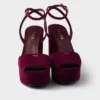 Suede Platform Sandals