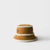 Suede Shearling Bucket Hat