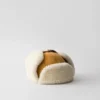 Suede Shearling Trapper Hat