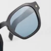 Sunglasses with Iconic Metal Plaque