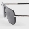 Sunglasses with Iconic Metal Plaque