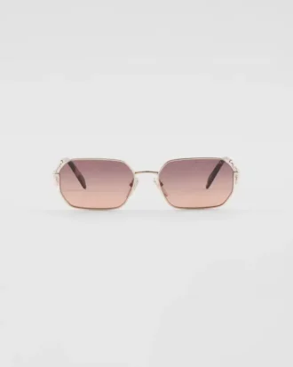Sunglasses with Prada Triangle Logo