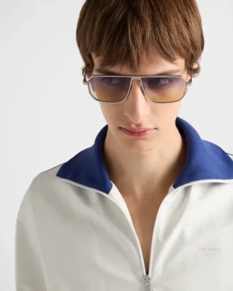 Sunglasses with the Iconic Metal Plaque